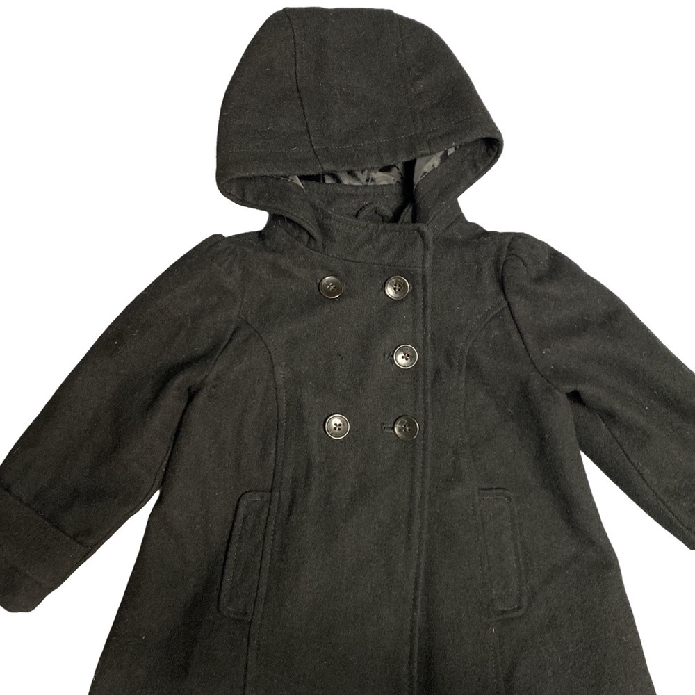 Toddler Girls Old Navy Black Peacoat 3T